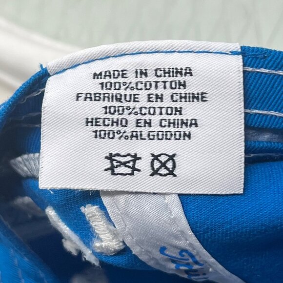 Titleist FootJoy Hat One Size Pro V1 Golf Cap Blue Adjustable Strap 100% Cotton - Picture 7 of 11